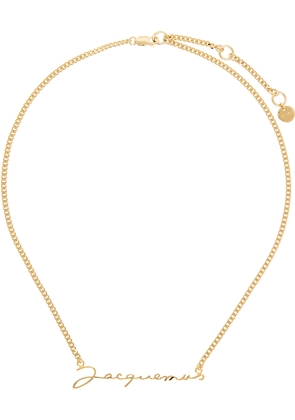 JACQUEMUS Gold Les Classiques 'La chaine Jacquemus' Necklace