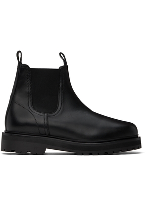 Studio Nicholson Black Kick Chelsea Boots
