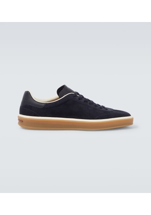 Loro Piana Tennis Walk suede sneakers