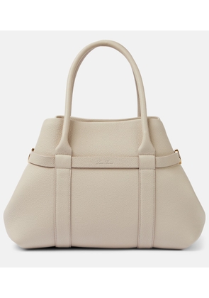 Loro Piana Ghiera Small leather tote bag