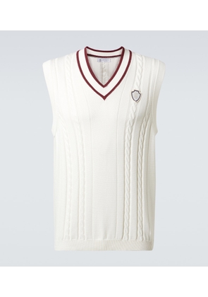 Brunello Cucinelli Cable-knit cotton sweater vest
