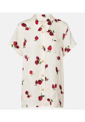 Khaite Keefe printed twill shirt