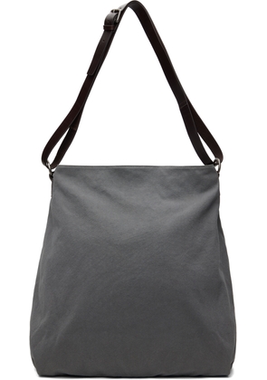 Dries Van Noten Gray Large Canvas Bag