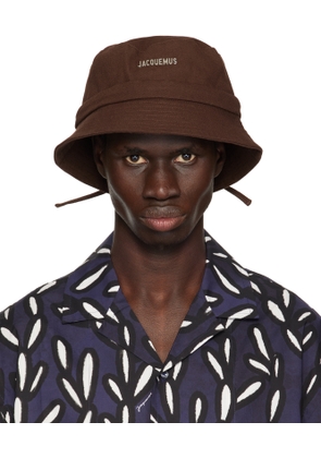 JACQUEMUS Brown 'The Gadjo' Bucket Hat