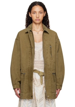 Isabel Marant Etoile Tan Kimelia Jacket
