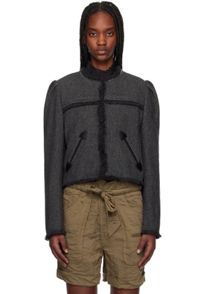Isabel Marant Etoile Gray Delphina Jacket