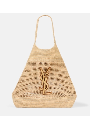 Saint Laurent Icare Maxi raffia tote bag