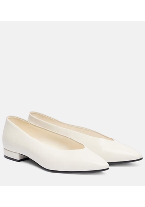 Loro Piana Rebecca leather ballet flats