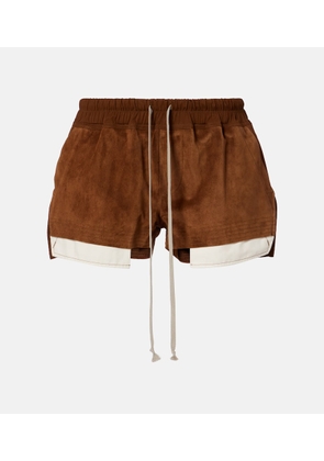 Rick Owens Suede shorts