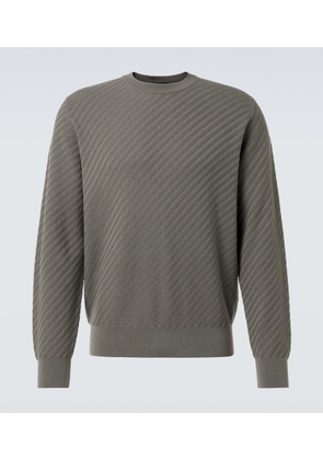 Brioni Cotton, silk, and cashmere sweater