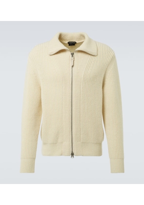 Tom Ford Wool and mohair zip-up sweater