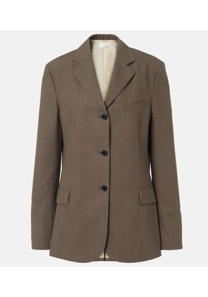 The Row Kimiko silk and wool blazer