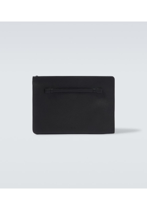 Loro Piana Extra A4 leather pouch