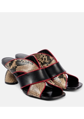 Dries Van Noten 65 leather sandals