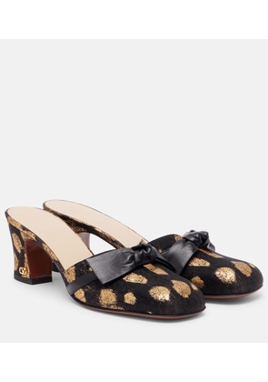 Valentino Garavani Knotty 60 bow-detail mules