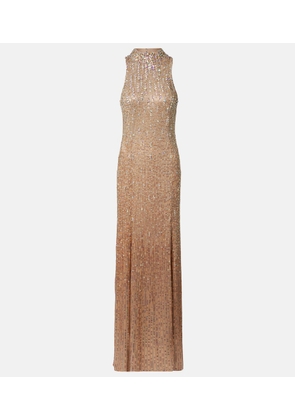 Jenny Packham Benue embellished silk gown