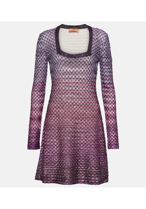 Missoni Knitted lame minidress