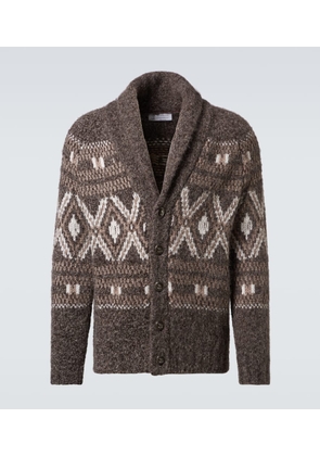 Brunello Cucinelli Fair Isle alpaca-blend cardigan