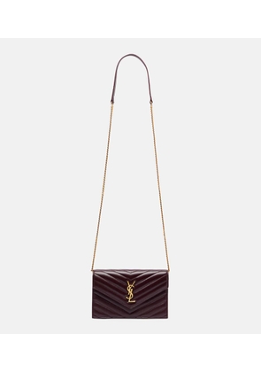 Saint Laurent Cassandre Envelope leather wallet on chain