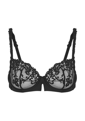 Simone PÉRÈLE Saga Guipure-lace Underwired bra - Black - 32C