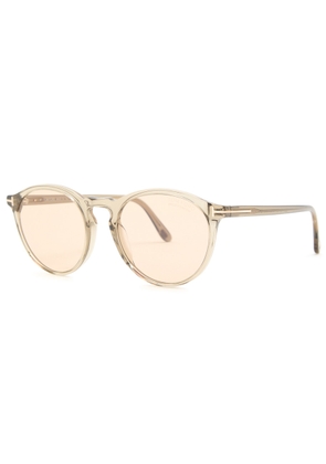 Tom Ford Aurele Round-frame Sunglasses - Crystal - One Size