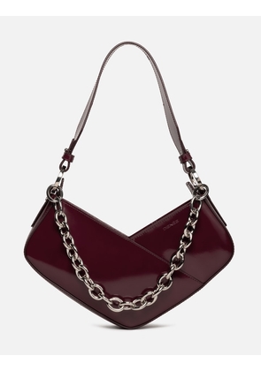 Venere Cube Burgundy Semi Patent Leather