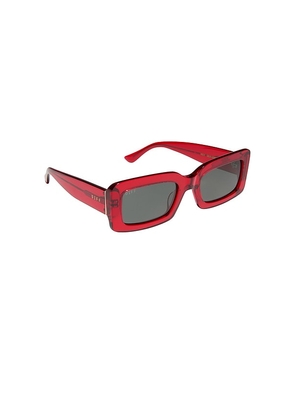 DIFF EYEWEAR Indy Sunglasses in Red.