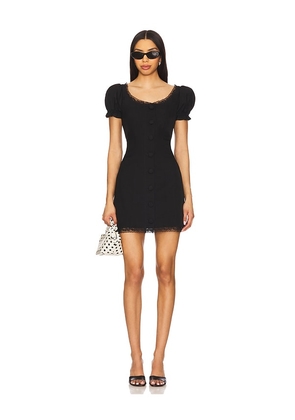 For Love & Lemons Shawna Mini Dress in Black. Size M. Also in S, XS.