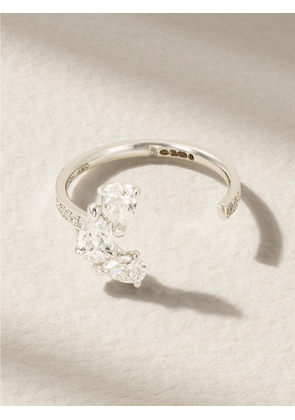 Repossi - Serti Sur Vide 18-karat White Gold Diamond Ring - 52,54