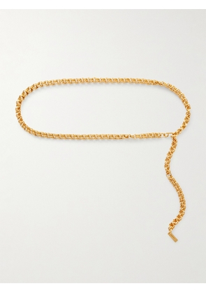 SAINT LAURENT - Gold-tone Belt - 75,80,85