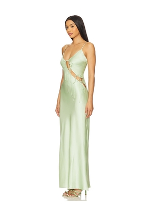 LIONESS x REVOLVE About A Girl Maxi in Sage. Size S. Also in L, M, XL, XS, XXL, XXS.