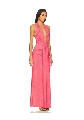 Lovers and Friends Remy Maxi Dress in Pink. Size L. Also in M, S, XL, XS, XXS.