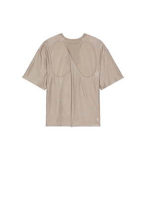 On Cut-Out Tee x FKA Twigs in Taupe. Size L. Also in M, XL/1X.