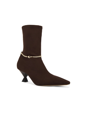 Maria Luca Nausica Stretch Boot in Chocolate. Size 38. Also in 39, 40.