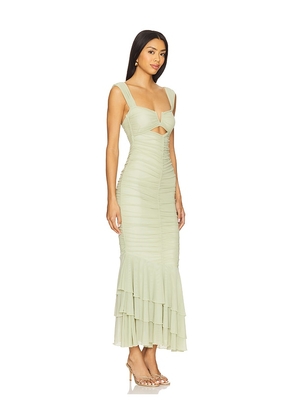 Michael Costello x REVOLVE Hilary Gown in Green. Size L. Also in M, S, XL, XS.