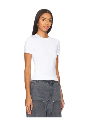 RTA Flora Western Logo T Shirt in White. Size M. Also in S, XS.