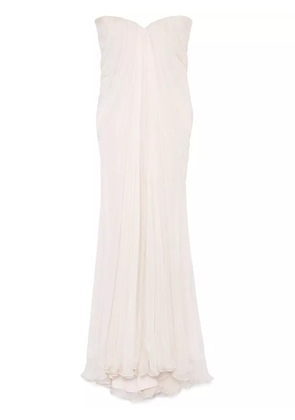 Alexander McQueen draped maxi dress - Pink