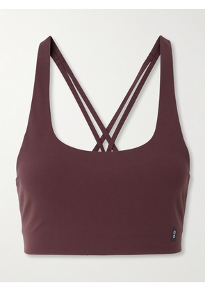 ON - Movement Stretch Sports Bra - Brown - x small,small,medium,large