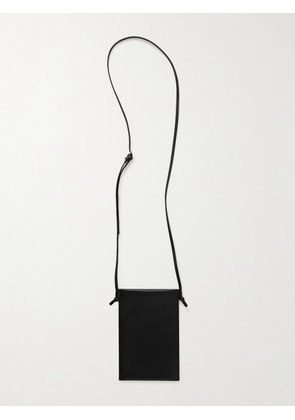 The Row - Camie Leather Pouch - Black - One size