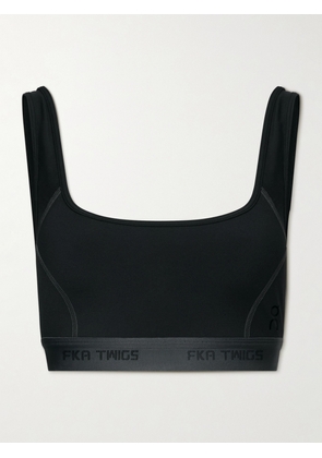 ON - + Fka Twigs Studio Stretch Recycled-jersey Sports Bra - Black - x small,small,medium,large,x large