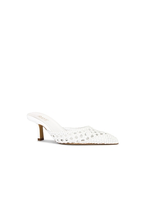 RAYE Ingrid Heel in White. Size 6.5. Also in 7, 8.