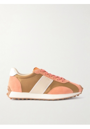 Tod's - Sportivo Active Leather And Suede-trimmed Shell Sneakers - Brown - IT36,IT36.5,IT37,IT37.5,IT38,IT38.5,IT39,IT39.5,IT40,IT40.5,IT41,IT41.5,IT42