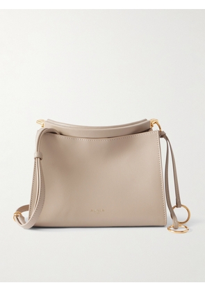 Alaïa - Le Click Small Leather Shoulder Bag - Brown - One size