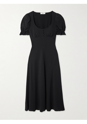 Chloé - Crepe De Chine Midi Dress - Black - FR 34,FR 36,FR 38,FR 40,FR 42,FR 44