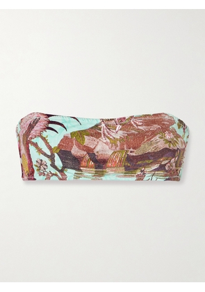 SKIMS - + Roberto Cavalli Signature Swim Micro Bandeau - Fagianella - Multi - XS,S,M,L,XL
