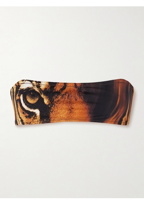 SKIMS - + Roberto Cavalli Signature Swim Micro Bandeau - Tiger Face - Multi - XS,S,M,L,XL