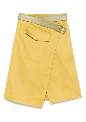 FEDERICO CINA wrap midi skirt - Green