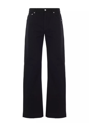 Alexander McQueen straight-leg cotton jeans - Black