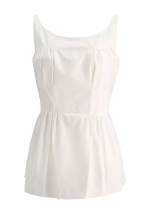 ASPESI sleeveless tie-waist top - White