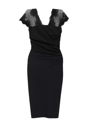 CHIARA BONI La Petite Robe lace-insert bodycon midi dress - Black